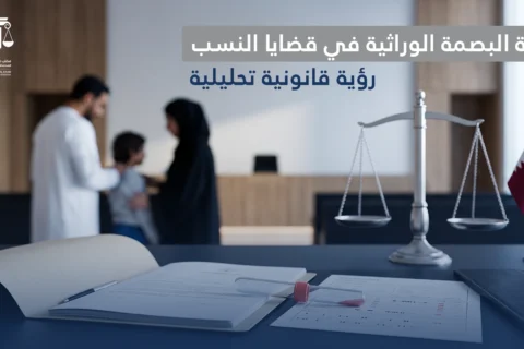 حجية البصمة الوراثية في قضايا النسب: رؤية قانونية تحليلية