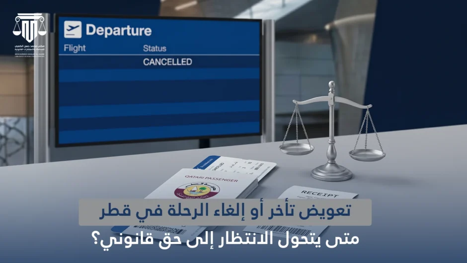 تعويض تأخر أو إلغاء الرحلة في قطر: متى يتحول الانتظار إلى حق قانوني؟